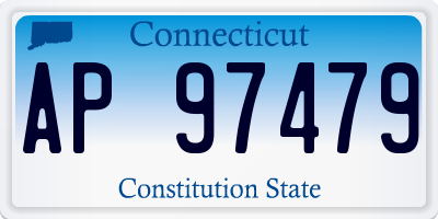 CT license plate AP97479