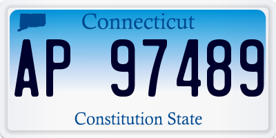 CT license plate AP97489