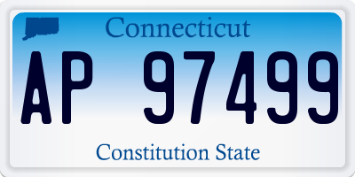 CT license plate AP97499