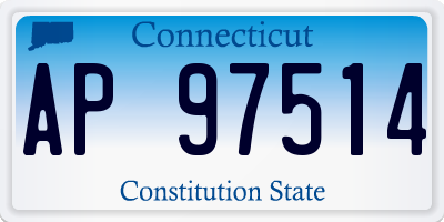 CT license plate AP97514