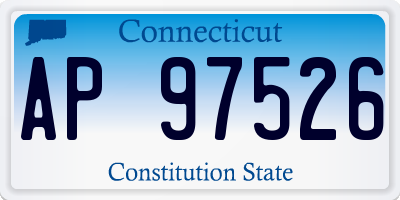 CT license plate AP97526