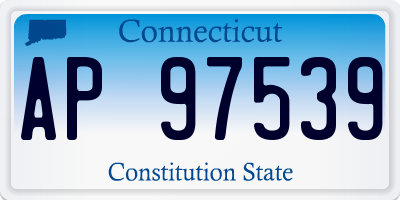 CT license plate AP97539