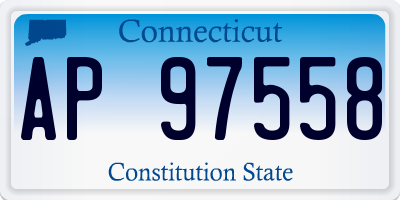 CT license plate AP97558