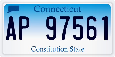 CT license plate AP97561