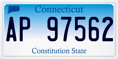 CT license plate AP97562