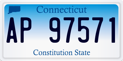 CT license plate AP97571