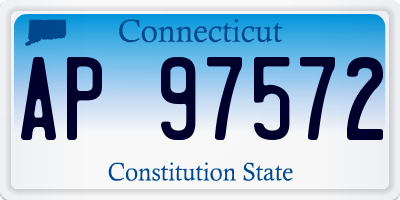 CT license plate AP97572