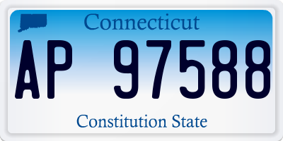 CT license plate AP97588