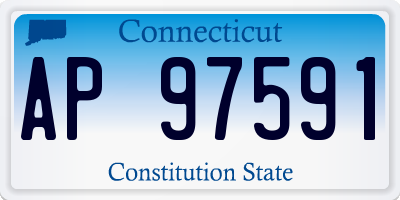 CT license plate AP97591