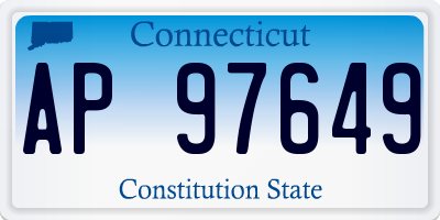 CT license plate AP97649