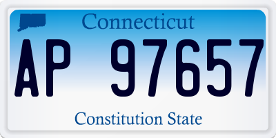 CT license plate AP97657