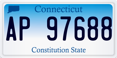 CT license plate AP97688