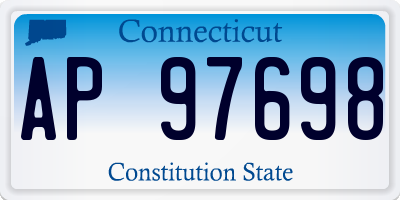 CT license plate AP97698