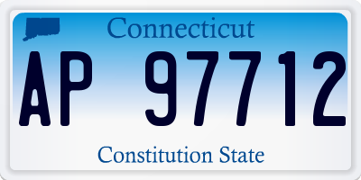 CT license plate AP97712