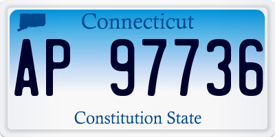 CT license plate AP97736