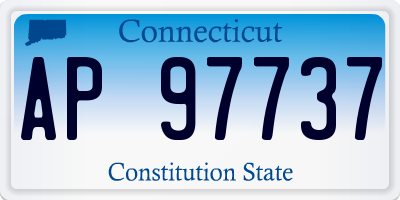 CT license plate AP97737