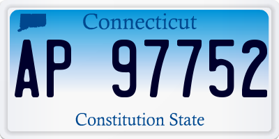CT license plate AP97752