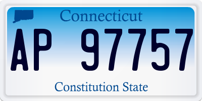 CT license plate AP97757