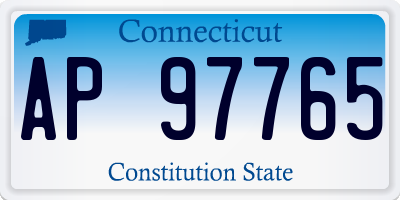 CT license plate AP97765