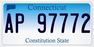 CT license plate AP97772