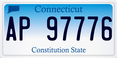 CT license plate AP97776