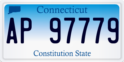 CT license plate AP97779