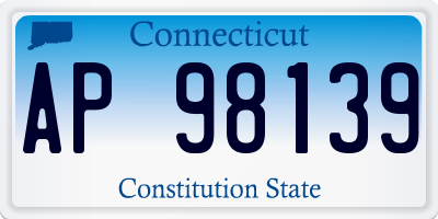 CT license plate AP98139