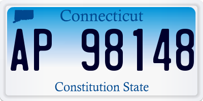 CT license plate AP98148