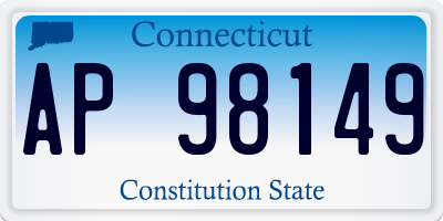 CT license plate AP98149