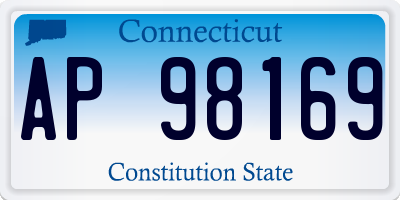 CT license plate AP98169