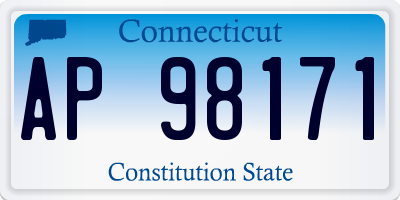 CT license plate AP98171