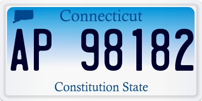 CT license plate AP98182