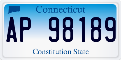 CT license plate AP98189