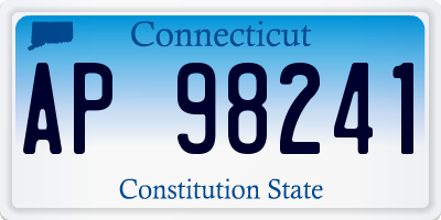 CT license plate AP98241