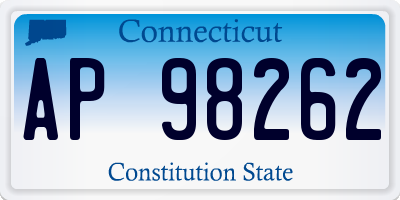 CT license plate AP98262