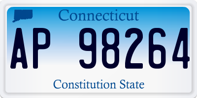 CT license plate AP98264