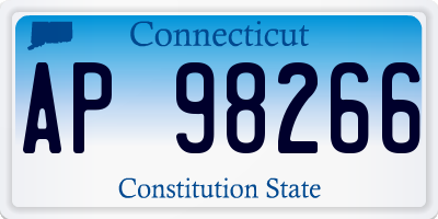 CT license plate AP98266