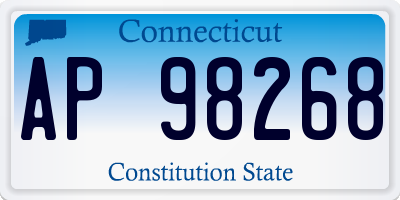 CT license plate AP98268