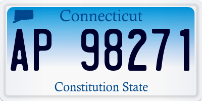 CT license plate AP98271