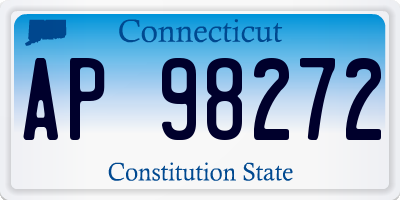 CT license plate AP98272