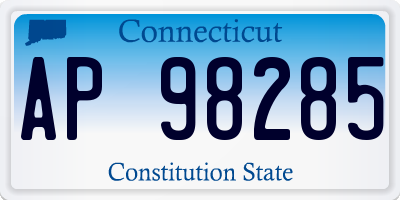 CT license plate AP98285