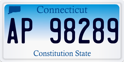 CT license plate AP98289