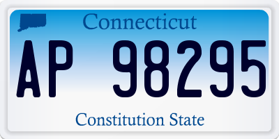 CT license plate AP98295