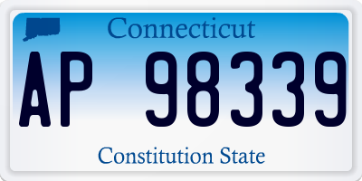 CT license plate AP98339