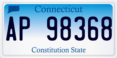 CT license plate AP98368