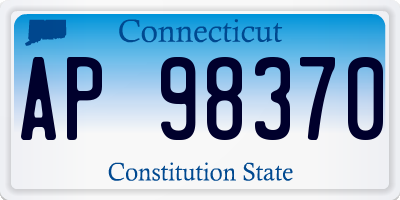 CT license plate AP98370