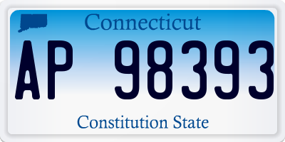 CT license plate AP98393