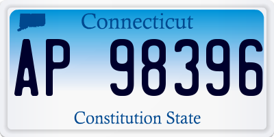 CT license plate AP98396