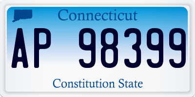 CT license plate AP98399