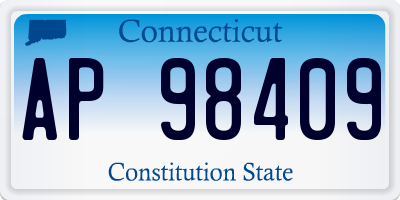 CT license plate AP98409